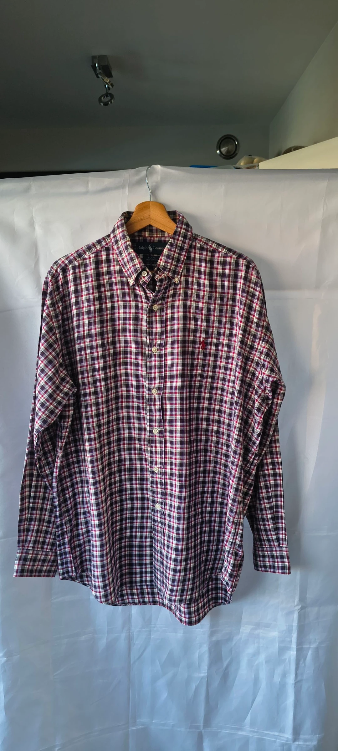 Ralph Lauren Blake Shirt – Classic Check – 100% Cotton – M #307. – photo 4